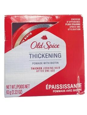 Old Spice Biotin Thickening Pomade Hair Styling Cream Brand New